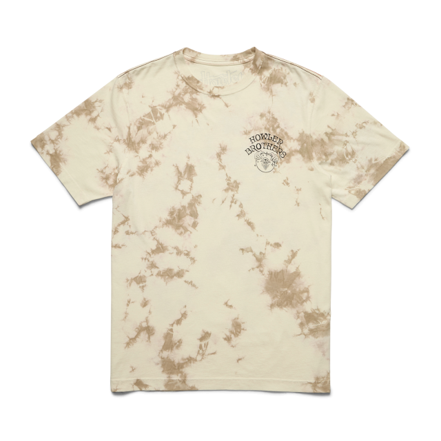 Howler Bros Mens Cotton T-Shirt River Wizard: Tie Dye
