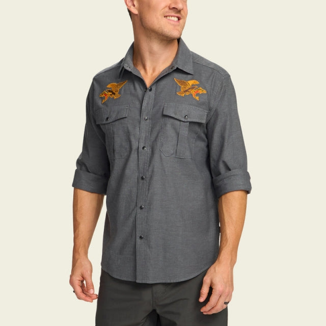 Howler Brothers Gaucho Snapshirt Osprey Prey