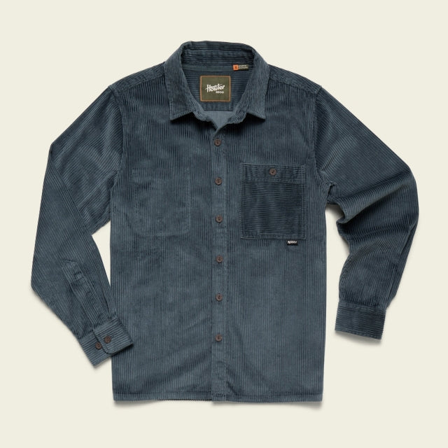 Howler Bros Mens Iquitos Overshirt Dark Slate