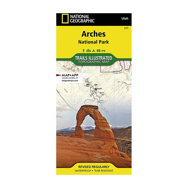 National Geographic Maps Arches National Park Arches NP #211