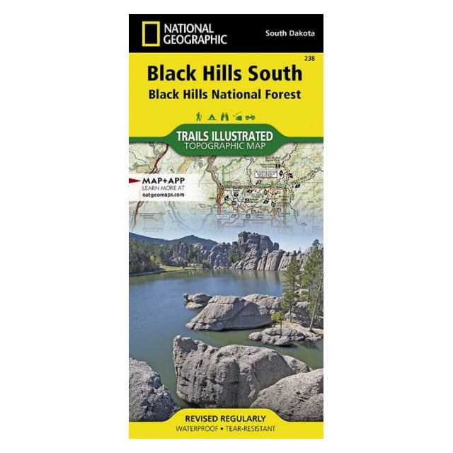 National Geographic Maps Black Hills South Map