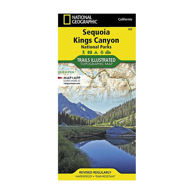 National Geographic Maps Sequoia And Kings Canyon National Park