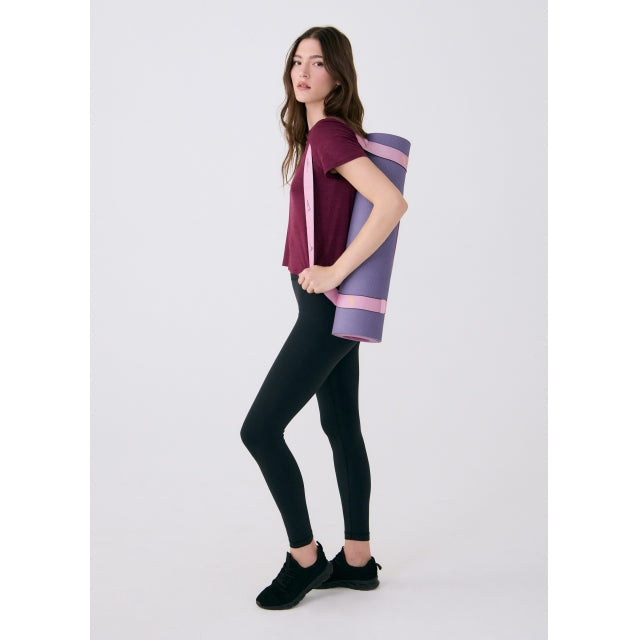 Lole Pose Mat with Strap Rosewood