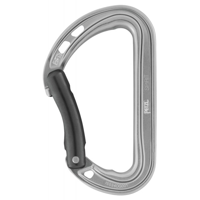 Petzl Carabiner Spirit Bent Gray
