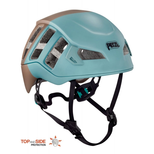 Mens Petzl Meteor Helmet Smoked Blue/Brown