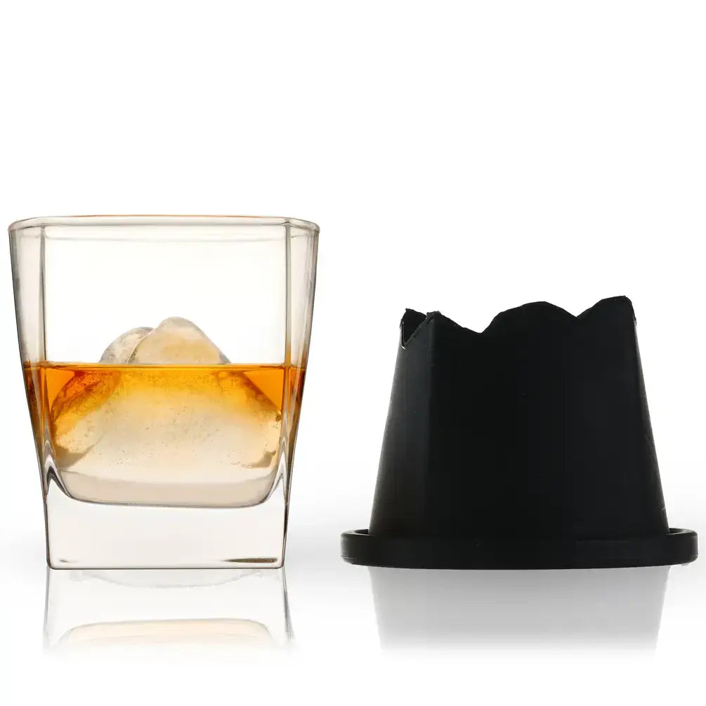 Viski Glacier Rocks Mountain Ice Mild & Crystal Whiskey Glass