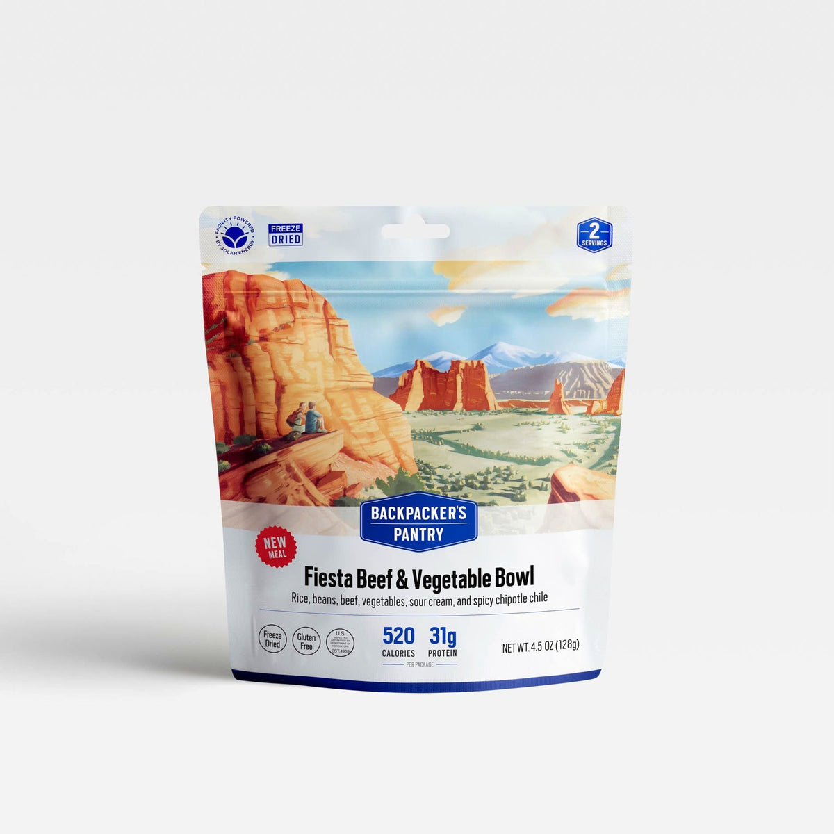 Backpackers Pantry Bp Meat Entrees 2p Fiesta Beef &amp; Vegetable Bowl