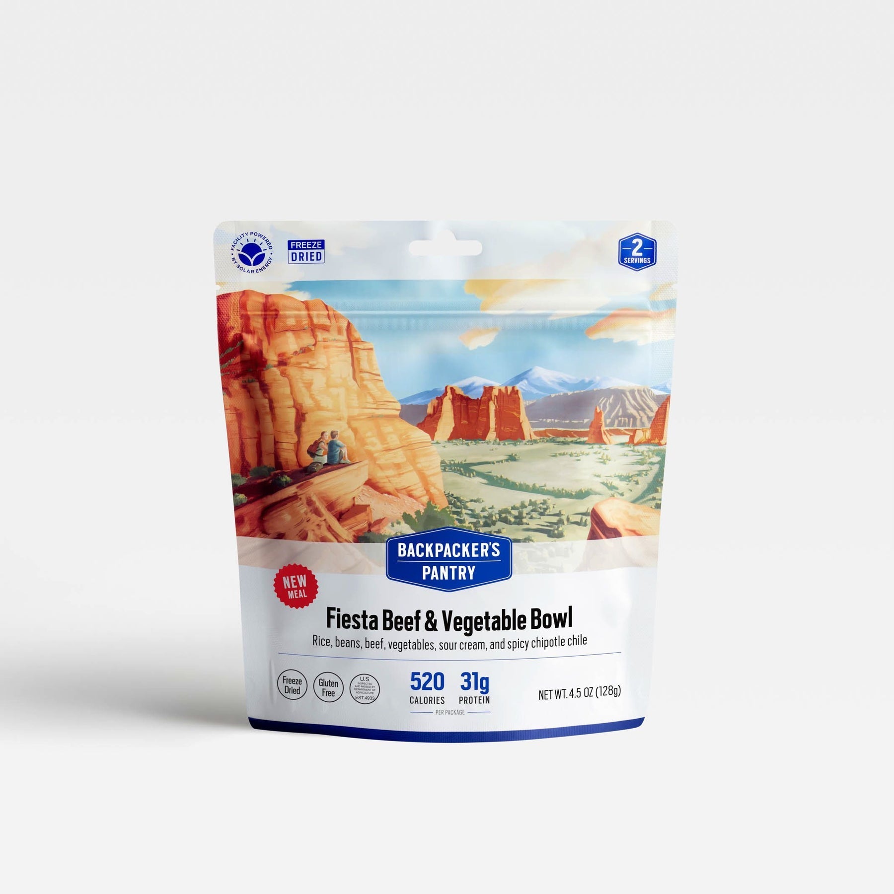 Backpackers Pantry Bp Meat Entrees 2p Fiesta Beef & Vegetable Bowl