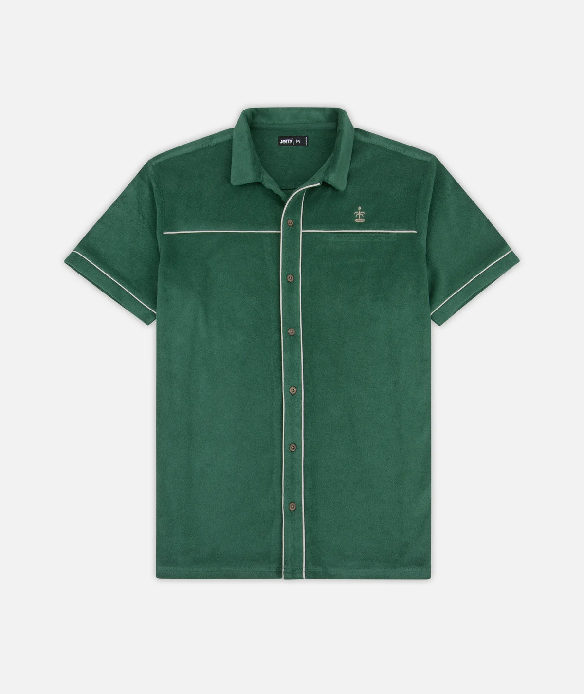 Jetty Mens Barnegat Terry Shirt Green