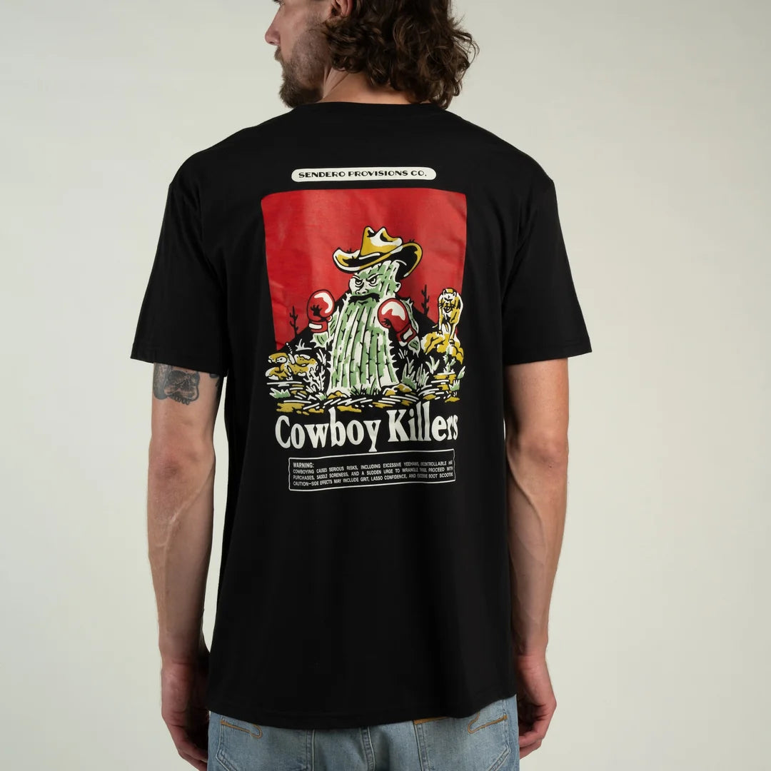 Sendero Provisions Co. Mens Sendero Cowboy Killer T-shirt Black