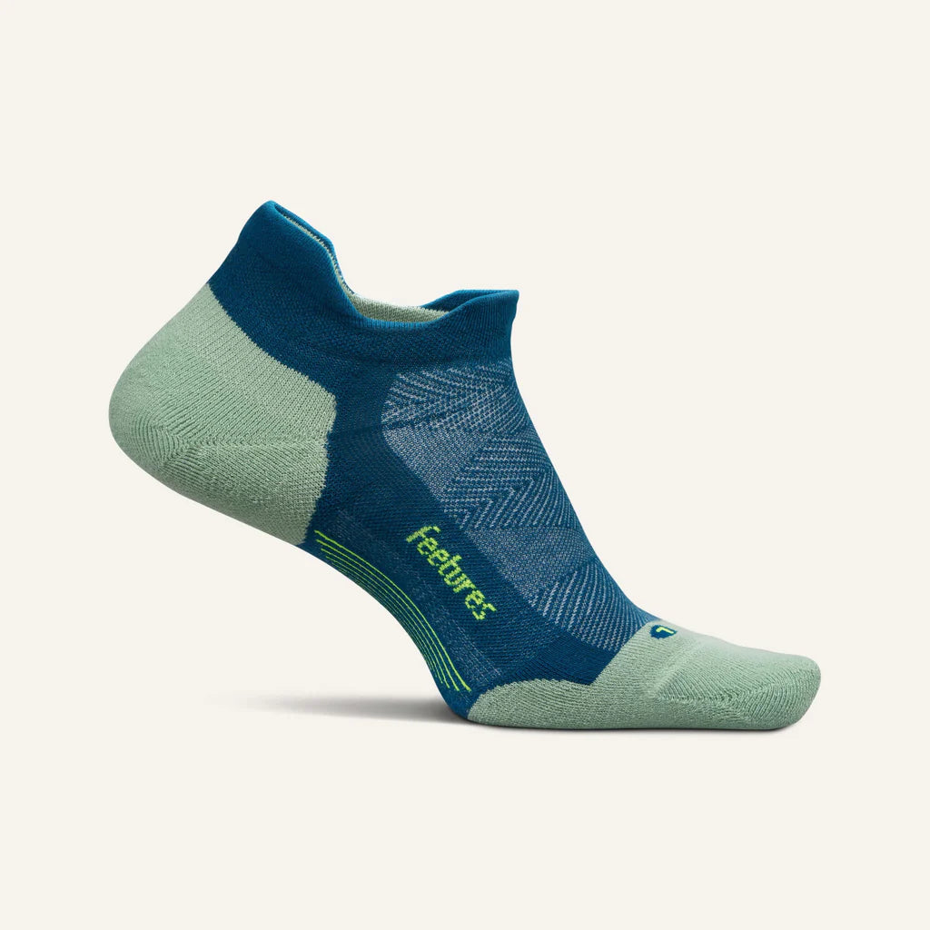 Feetures Unisex Elite Max Cushion No Show Tab Midnight Woods