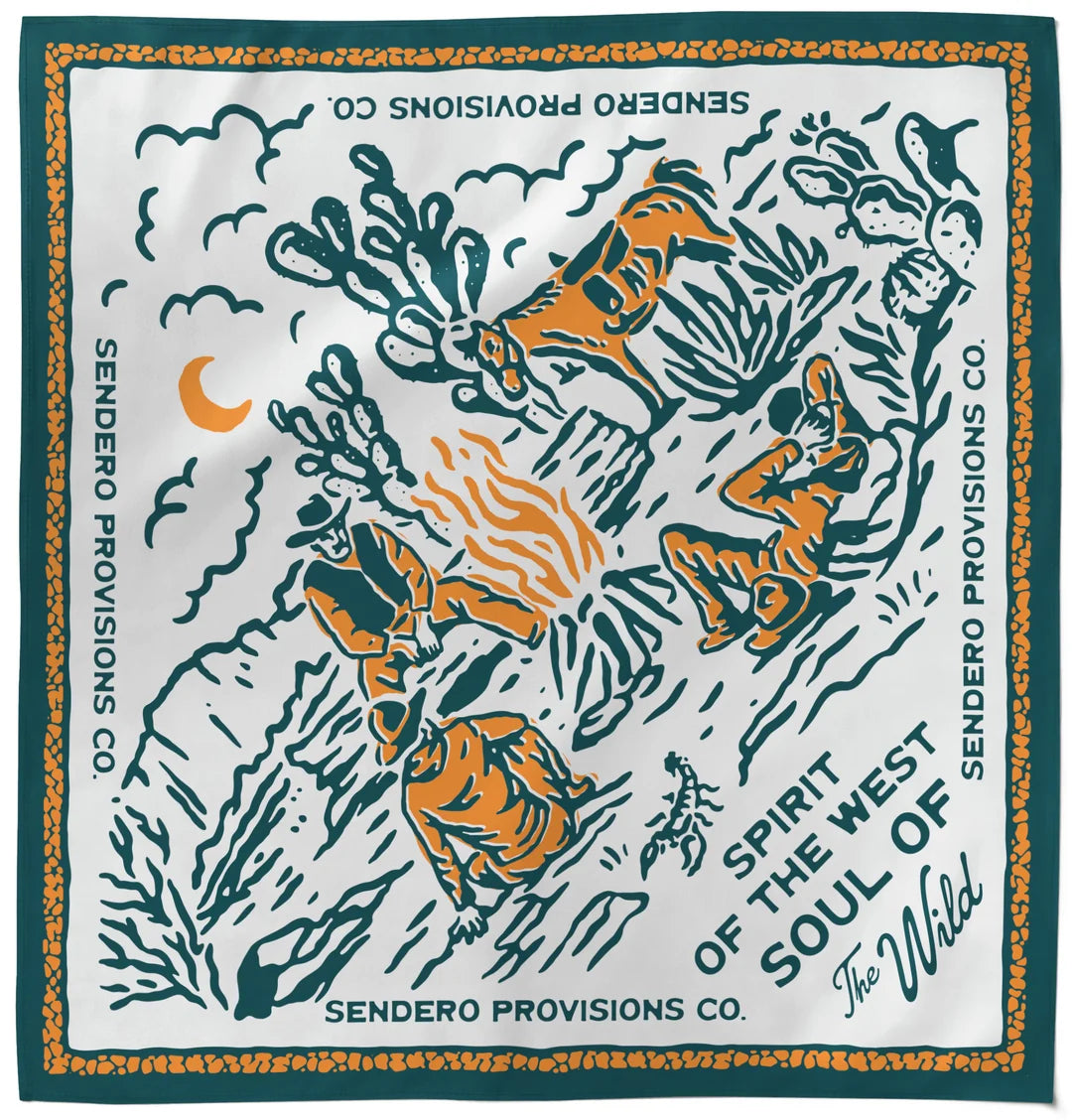 Sendero Provisions Co. Bandana Cowboy Campfire