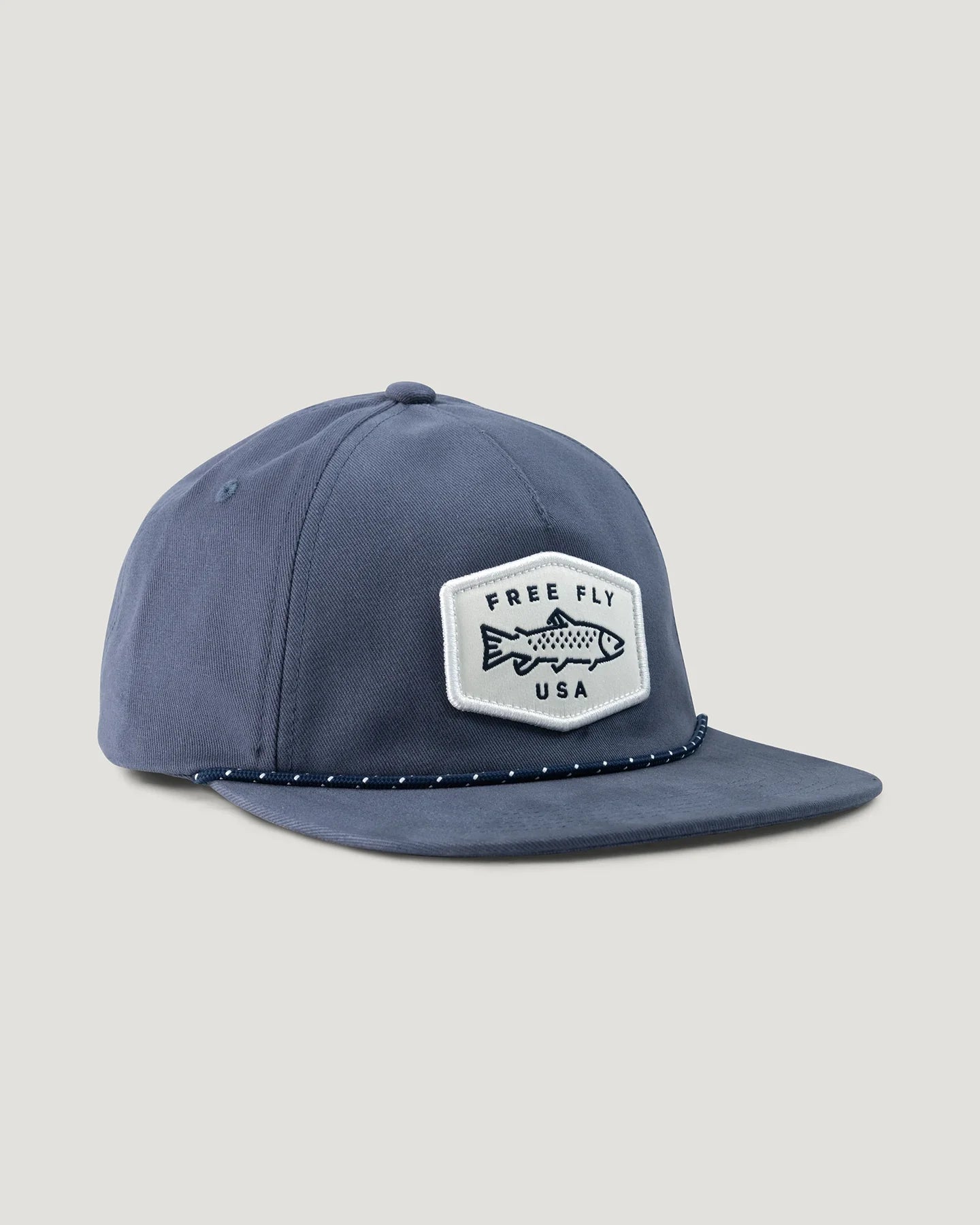 Free Fly Apparel Freshwater Flat Brim Hat Navy