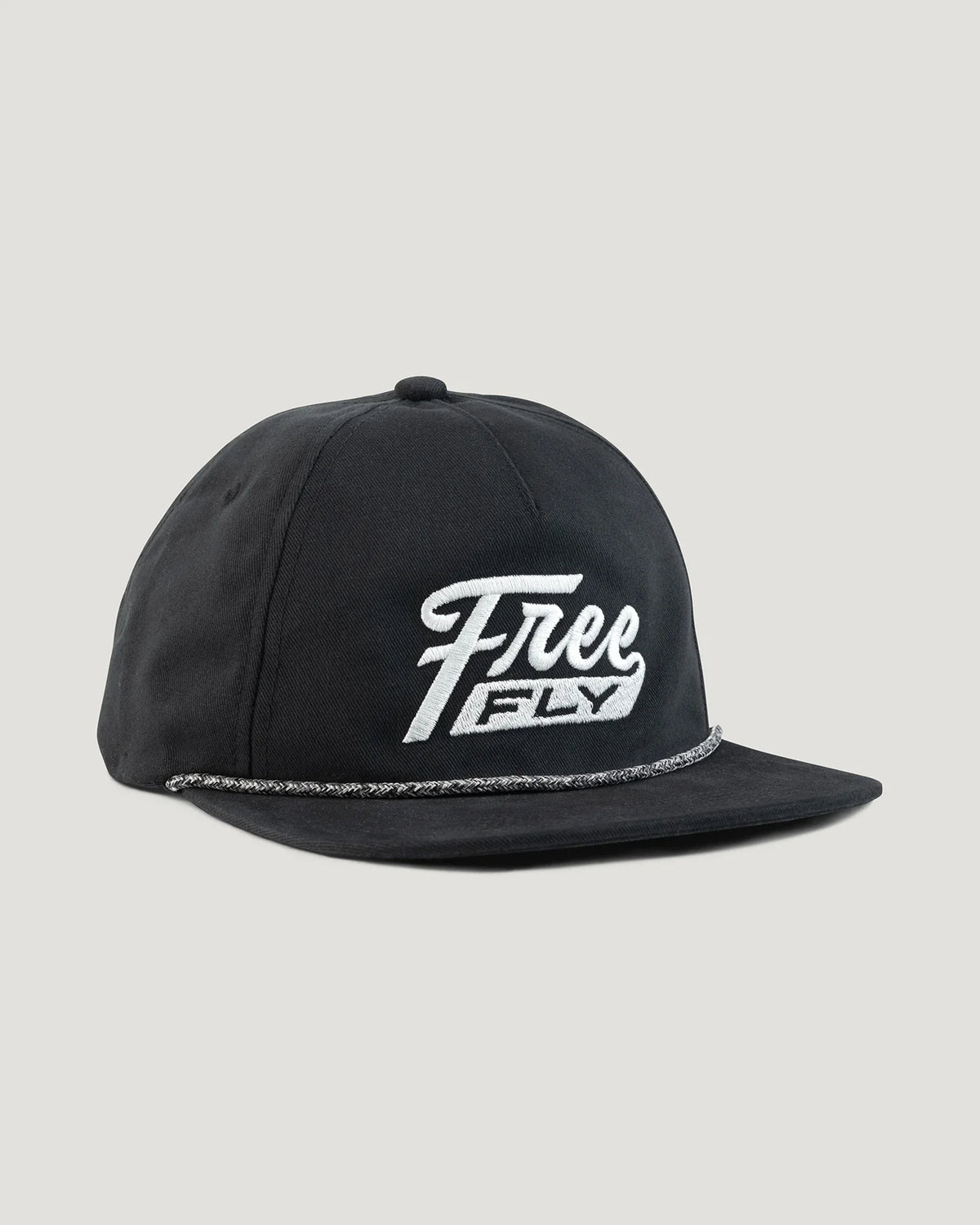 Free Fly Apparel Retro Script Flat Brim Hat