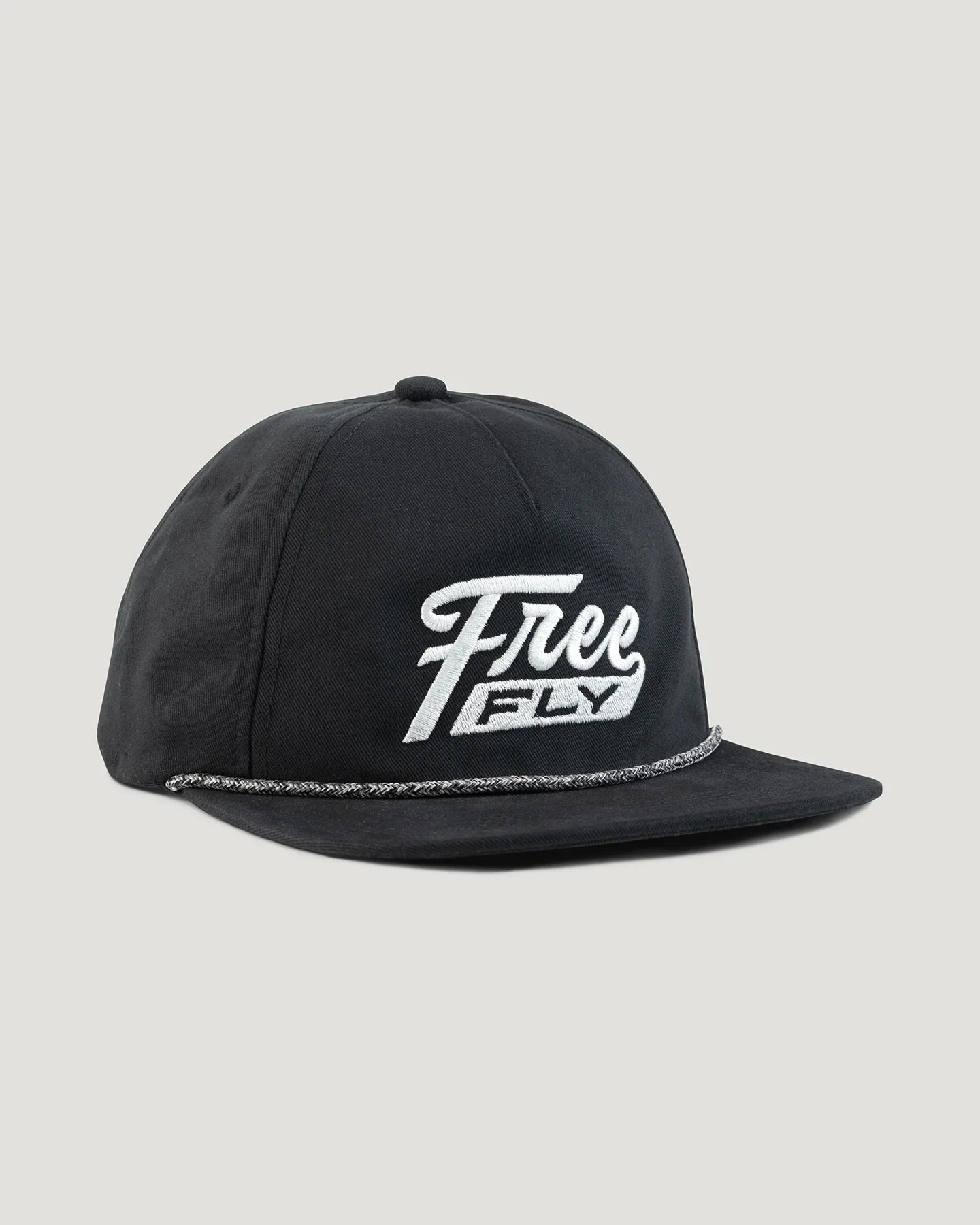 Free Fly Apparel Retro Script Flat Brim Hat