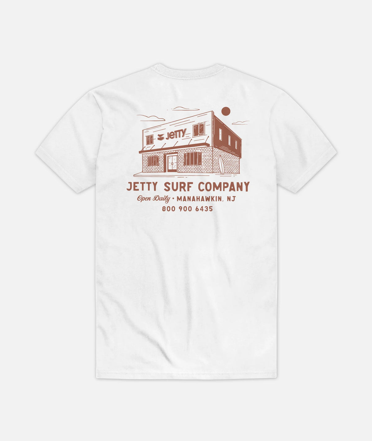 Jetty Mens Flagship Tee White
