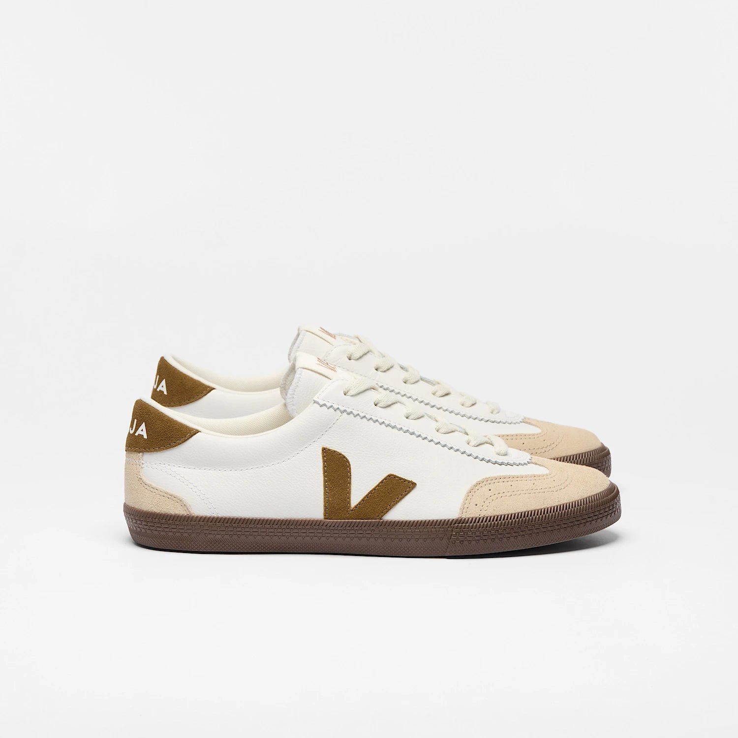 Veja Mens Volley White/Tent/Bark