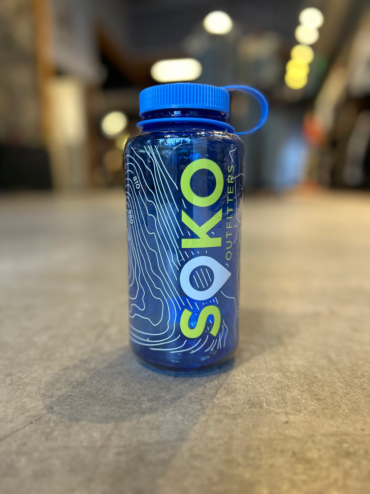 SOKO Topo Map Nalgene Bottle