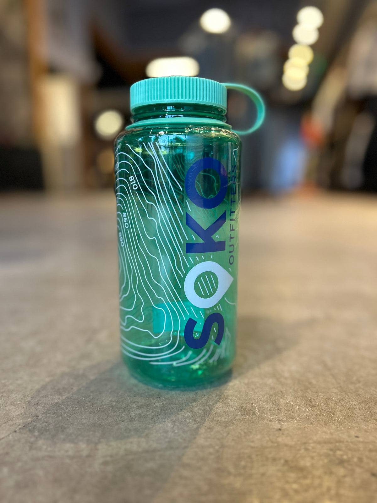 SOKO Topo Map Nalgene Bottle