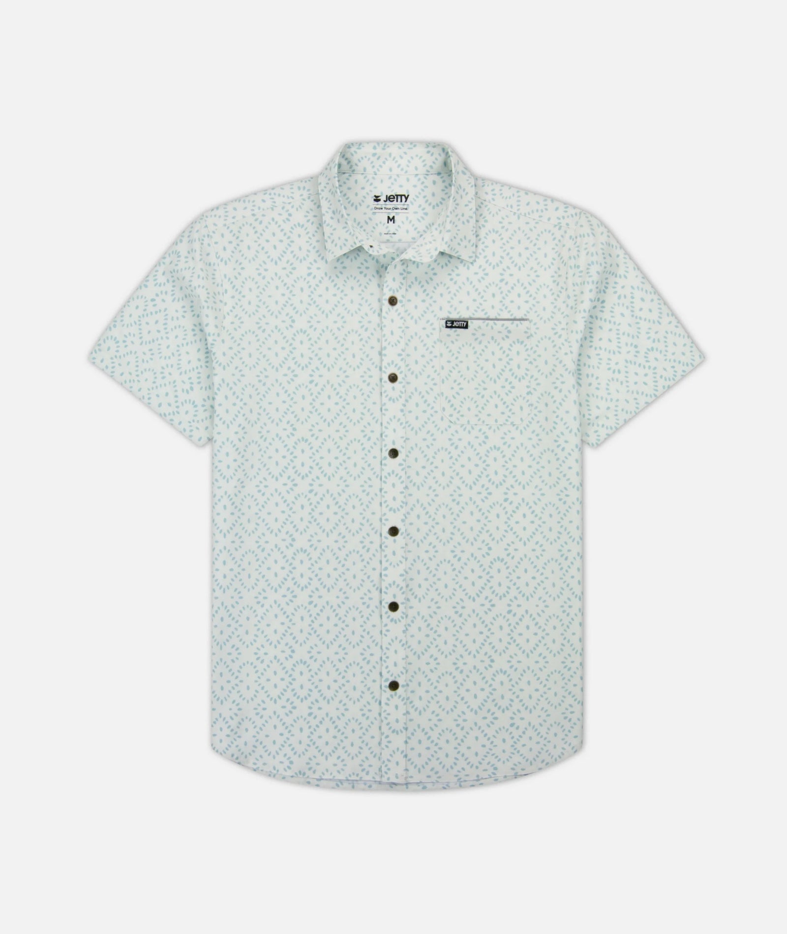 Jetty Mens Garwood Shirt ight Blue / L