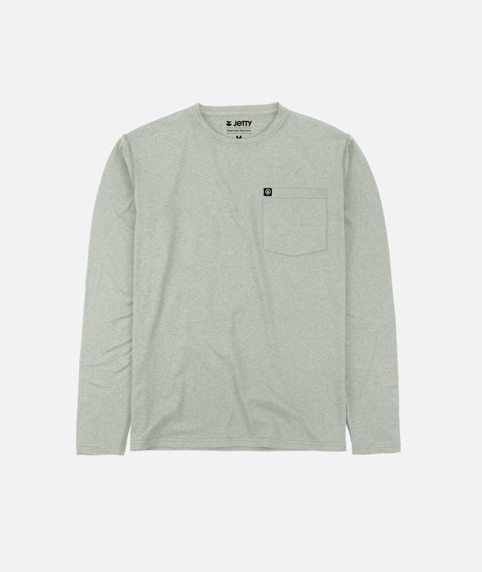 Jetty Mens Hydra Performance Long Sleeve Sage Green