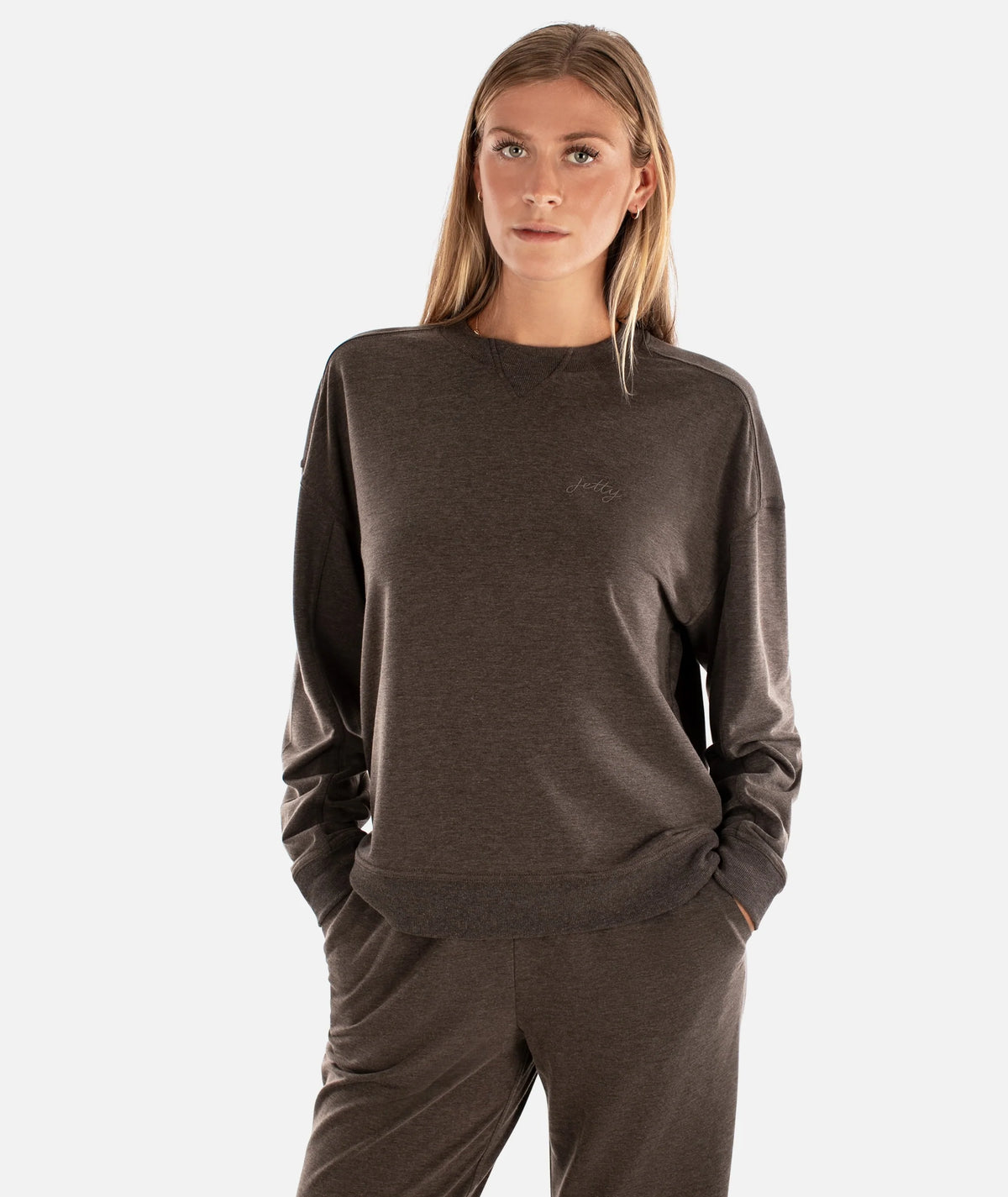 Womens Rosewood Crewneck Sweatshirt