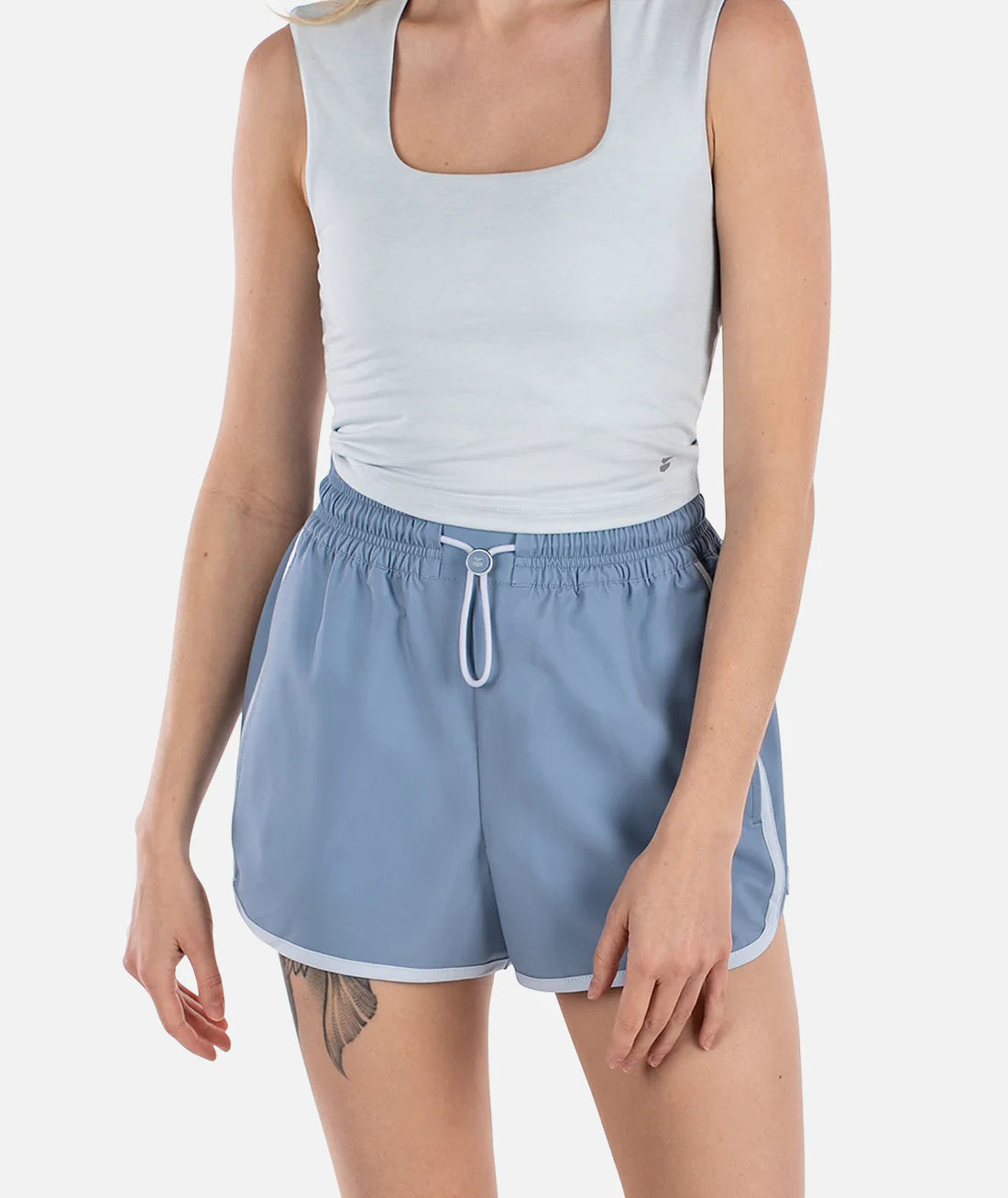 Jetty Womens Ventnor Hybrid Short Blue