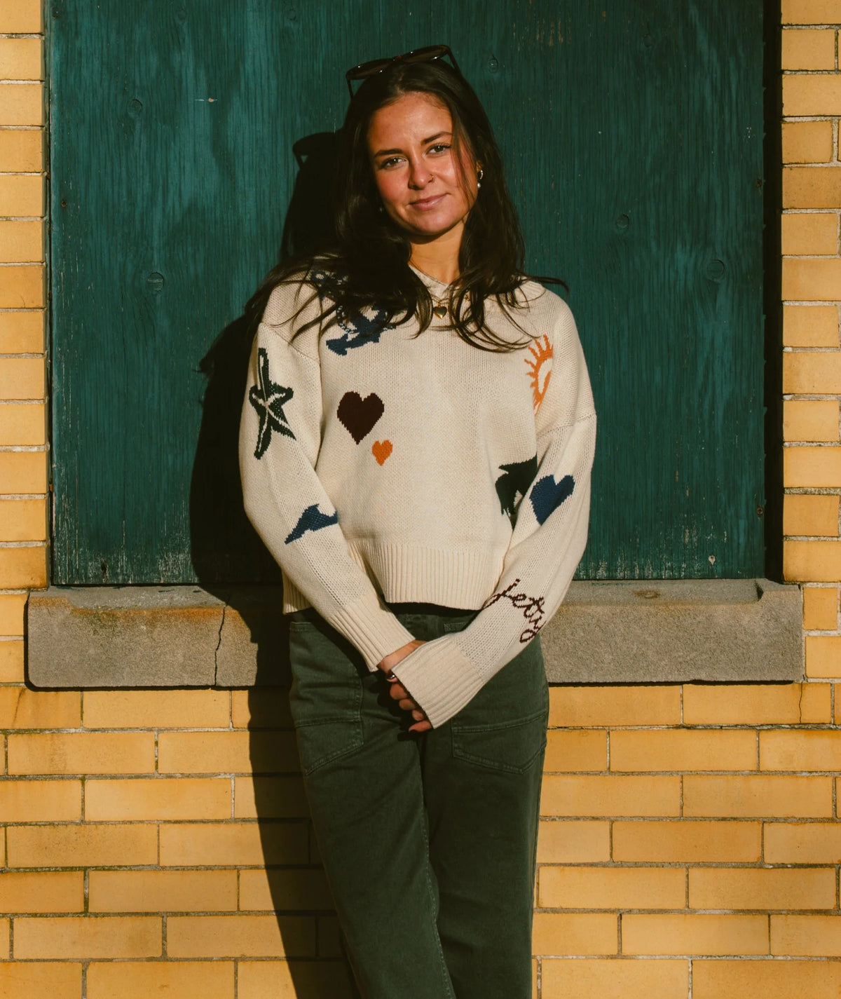 Womens Crescent Sweater