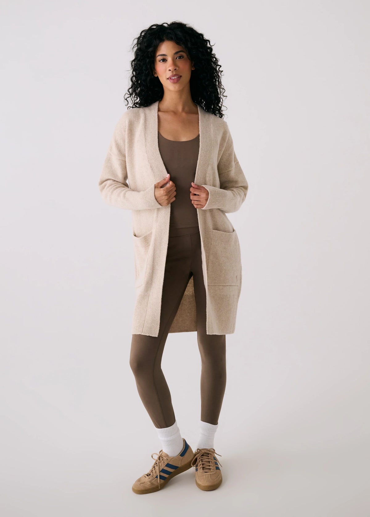 Lole Womens Verdun Cardigan Sweater Abalone Heather