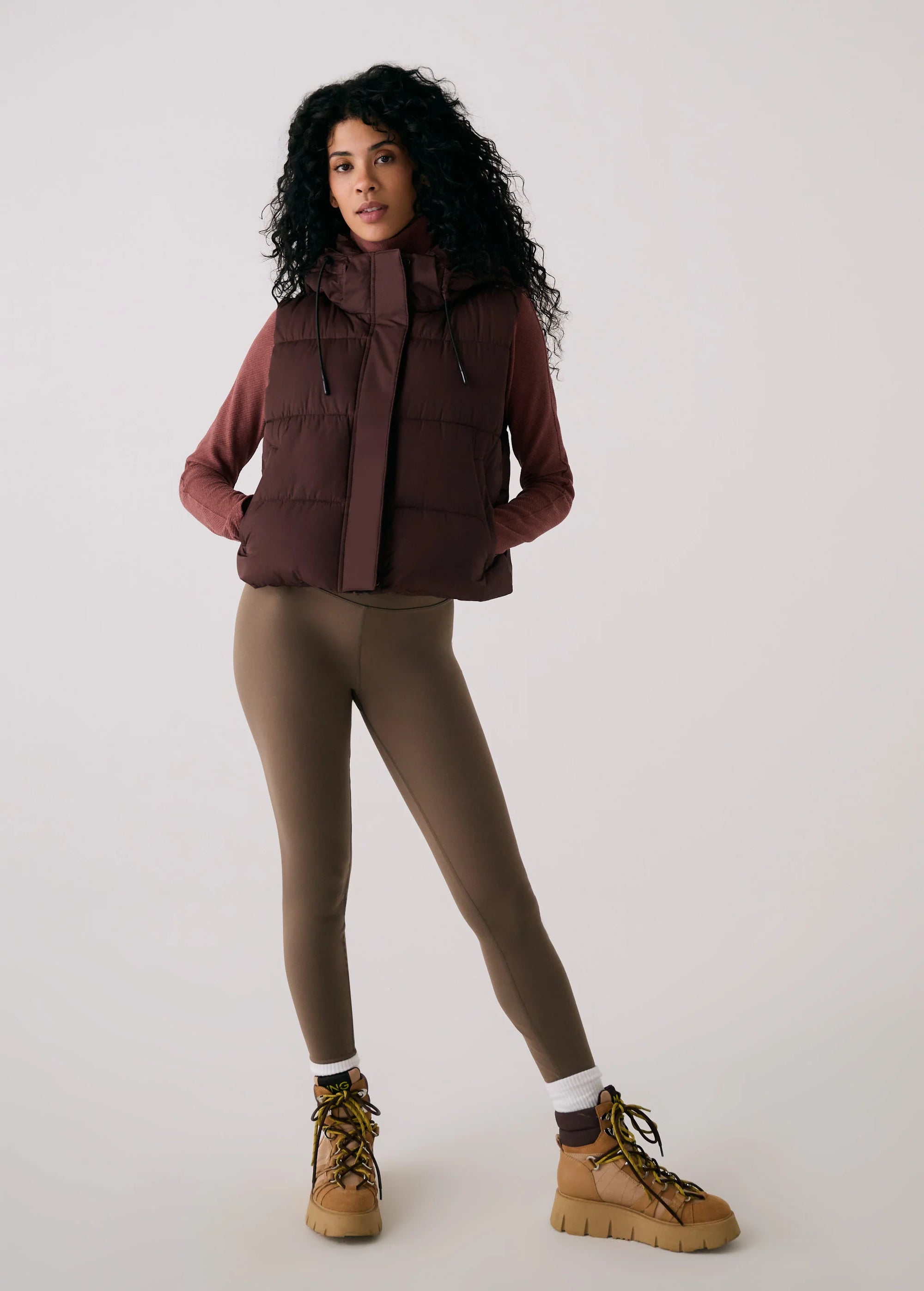 Lole Womens London Cropped Vest Java