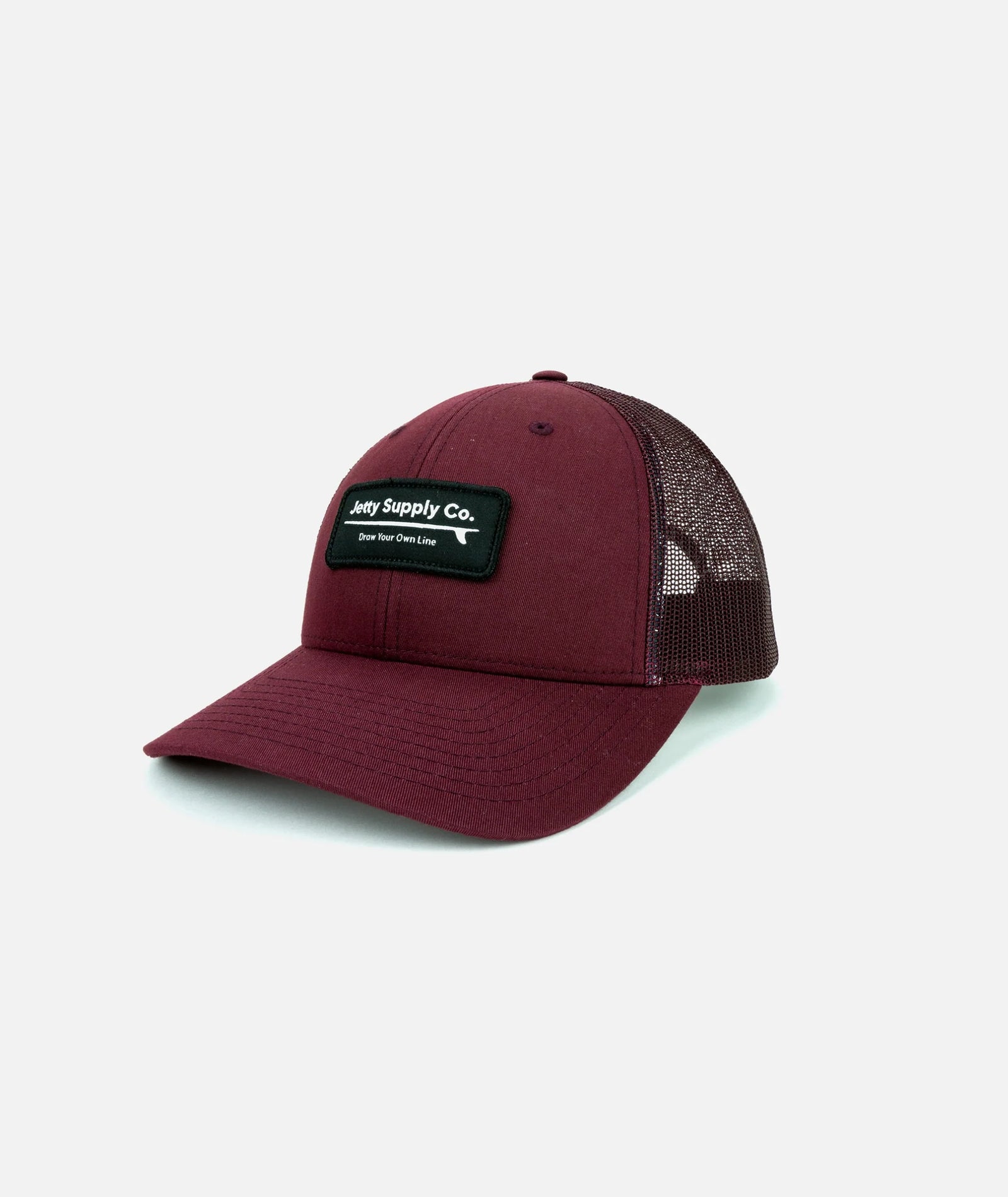 Jetty Loggin Supply Hat Burgundy