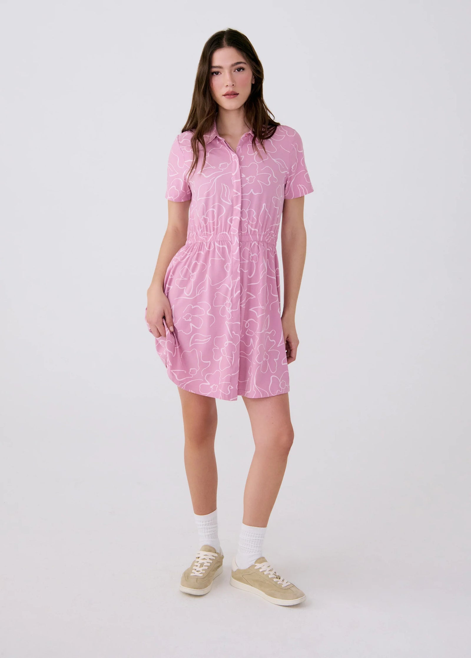 Lole Womens Sofia Dress Flora Rosewood