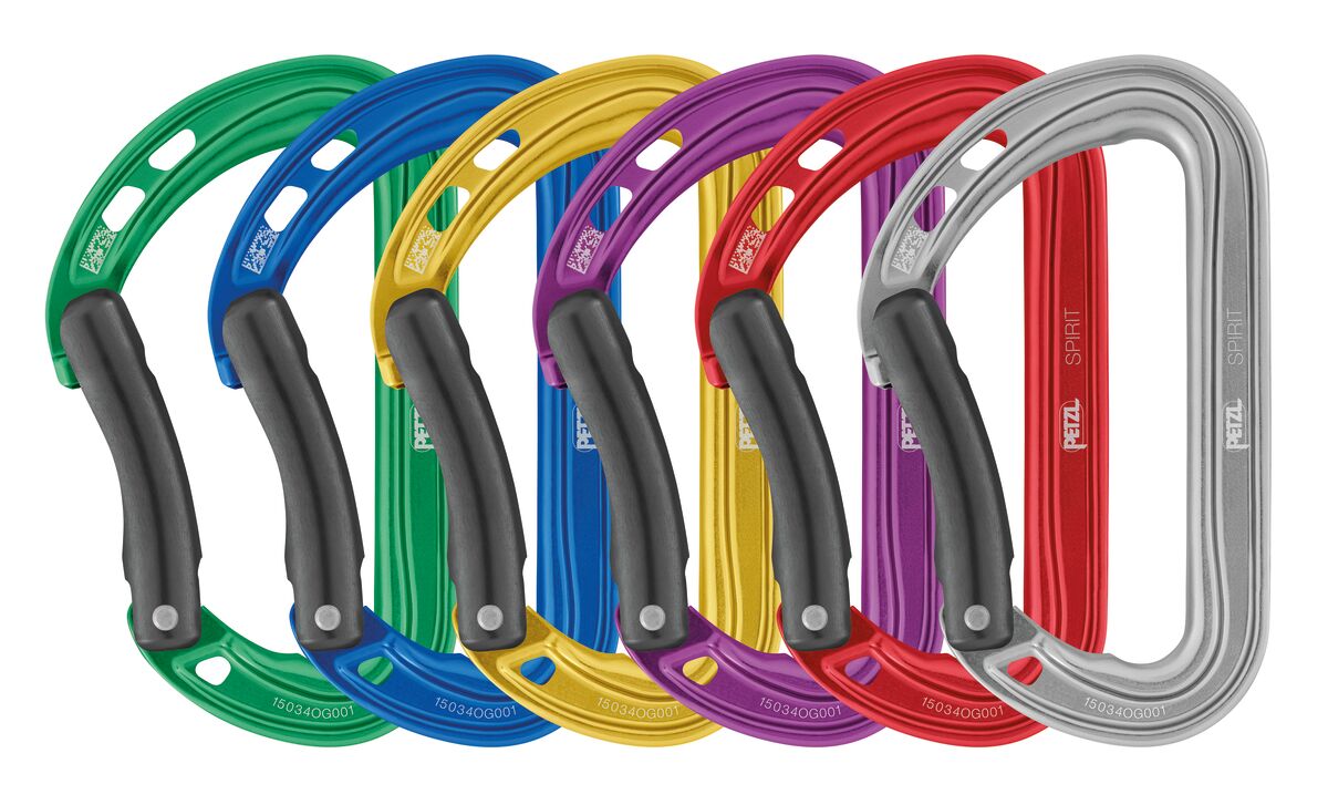 Petzl Petzl Spirit Carabiners (6 Pack) Multi Color