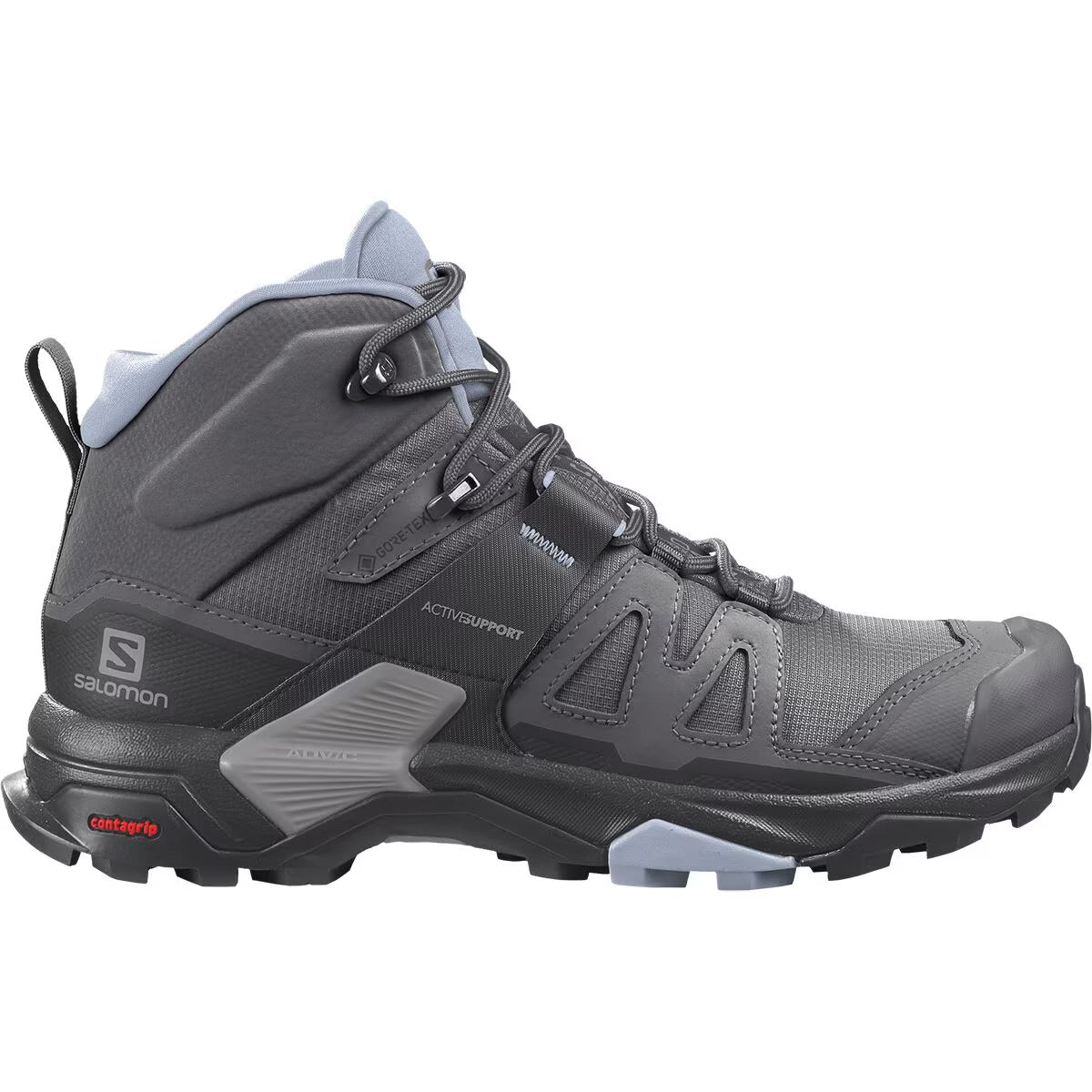 Salomon Womens X Ultra 4 Mid GTX Magnet/Black/Zen