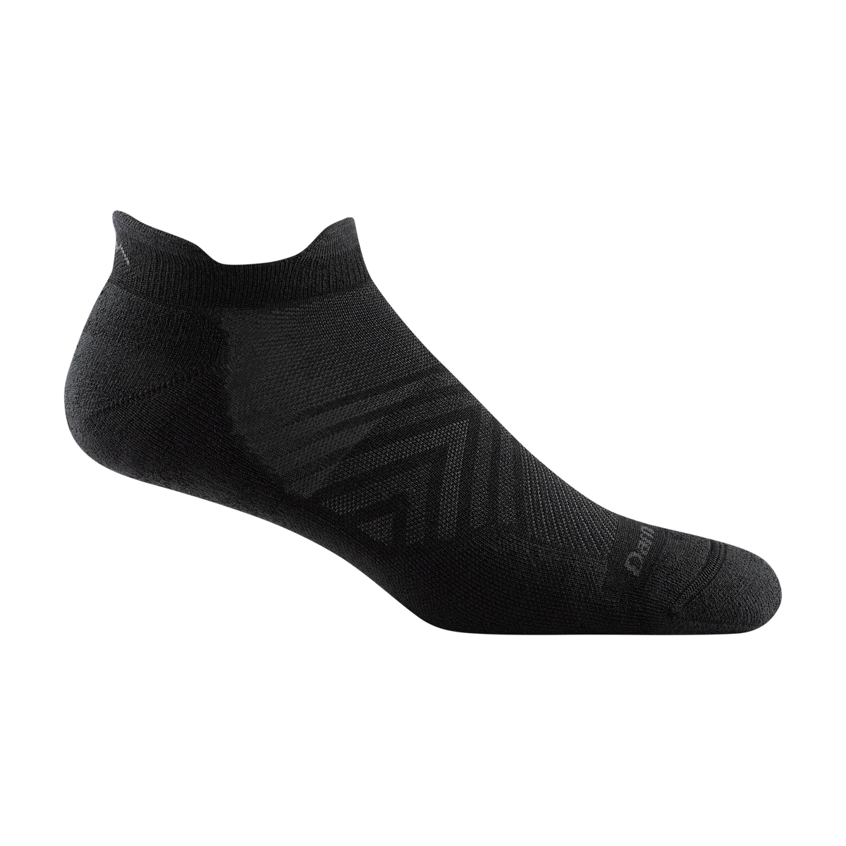 Darn Tough Mens Run No Show Tab Ultra Light Cushion Black