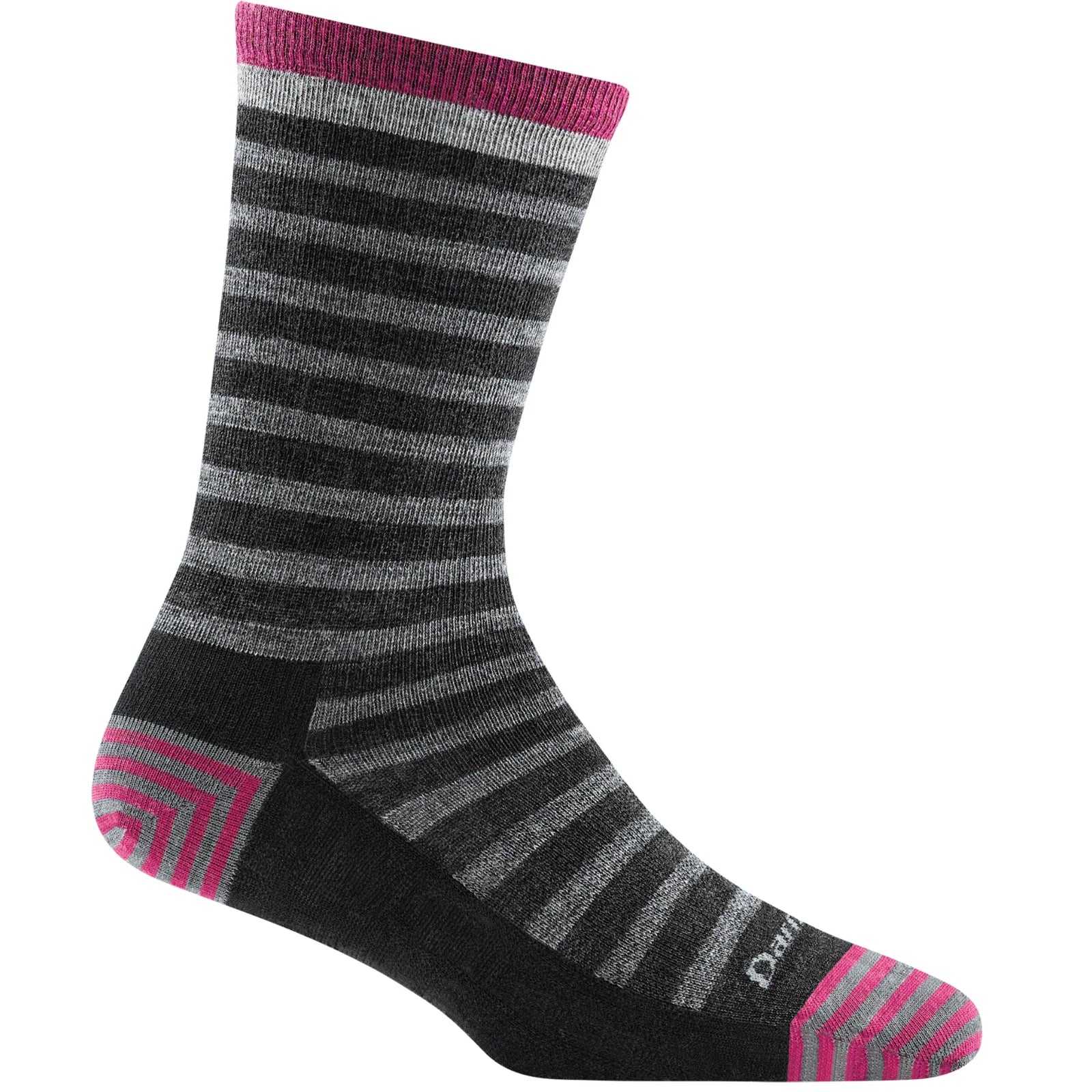 Darn Tough Womens Morgan Crew Light Cushion Charcoal
