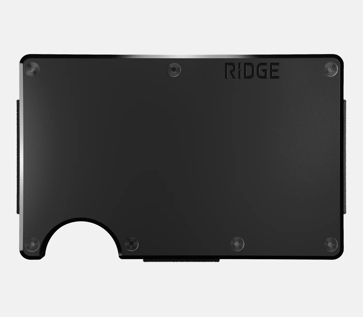 Ridge Titanium - Matte Black: Money Clip Matte Black
