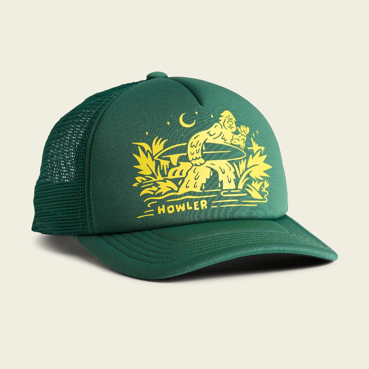 Howler Brothers Foam Dome lightning badge: black
