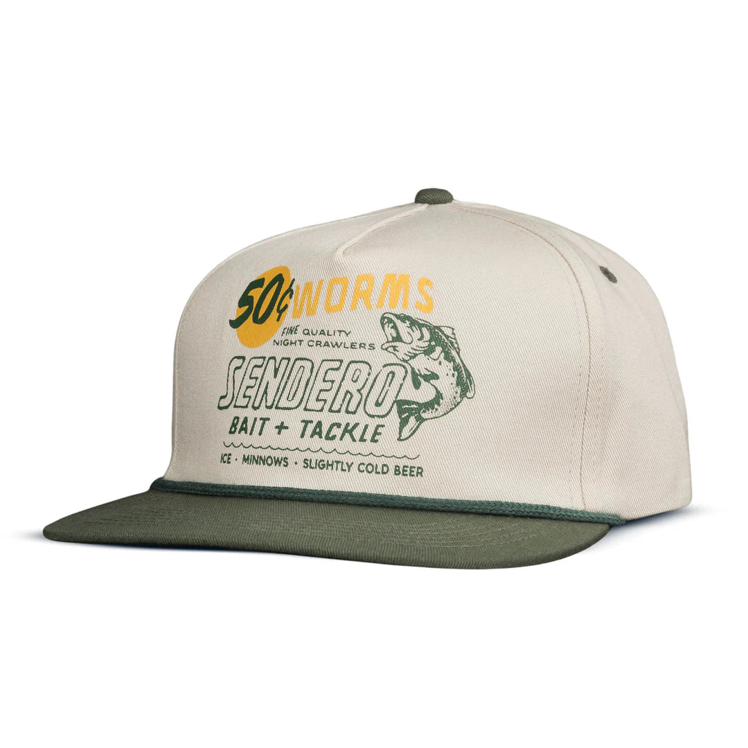 Sendero Provisions Co. 50 Cent Worms Hat White