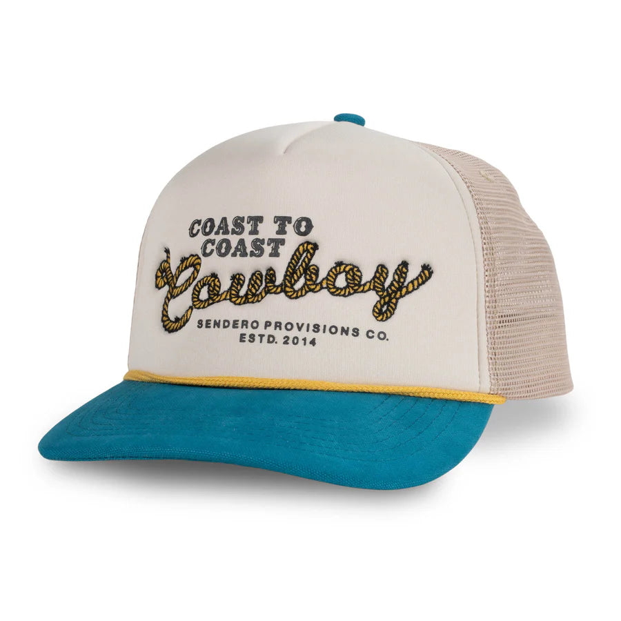Sendero Provisions Co. Unisex Coast To Cowboy Hat Cream/Teal