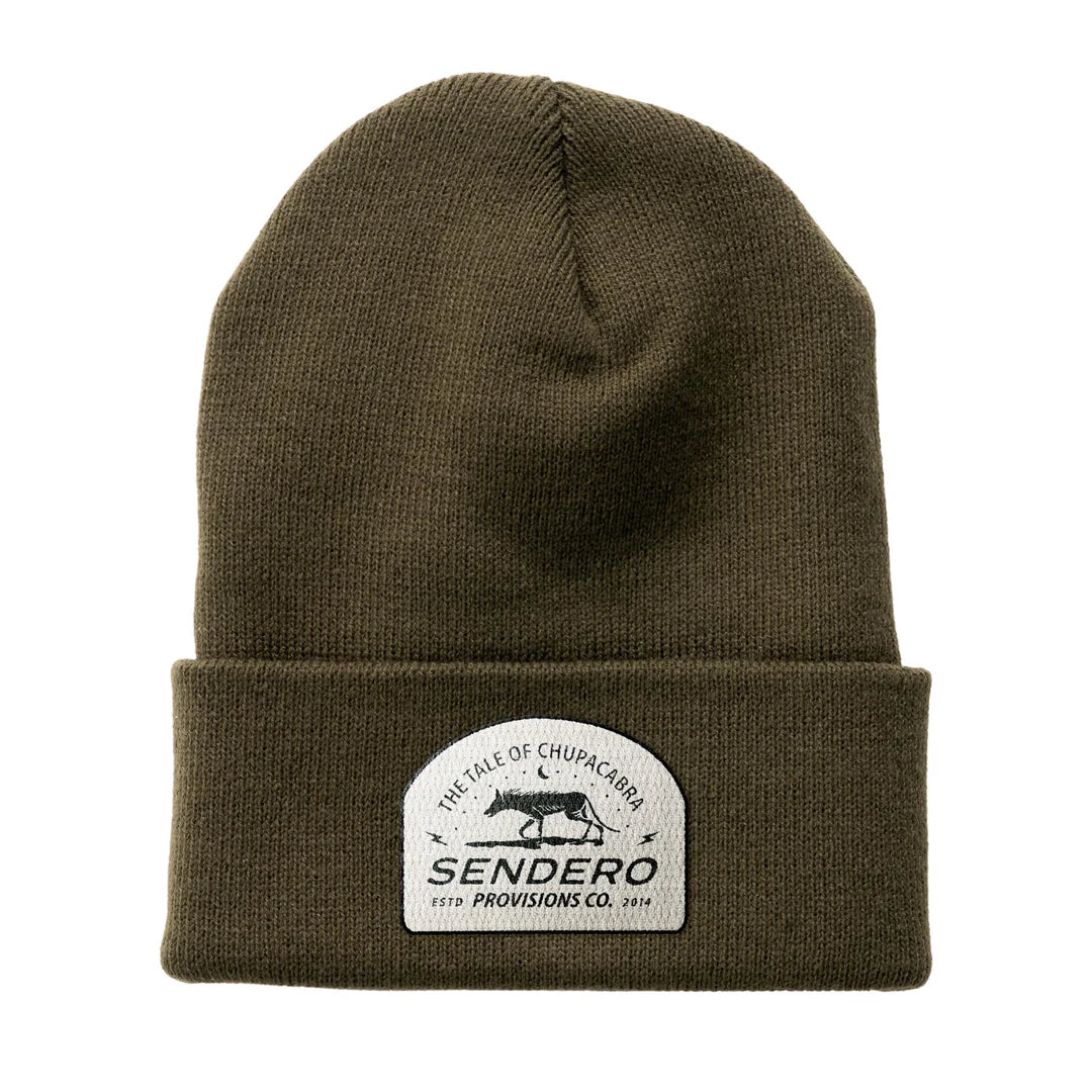 Sendero Provisions Co. Santa Fe Beanie Chupacabra/Army Green
