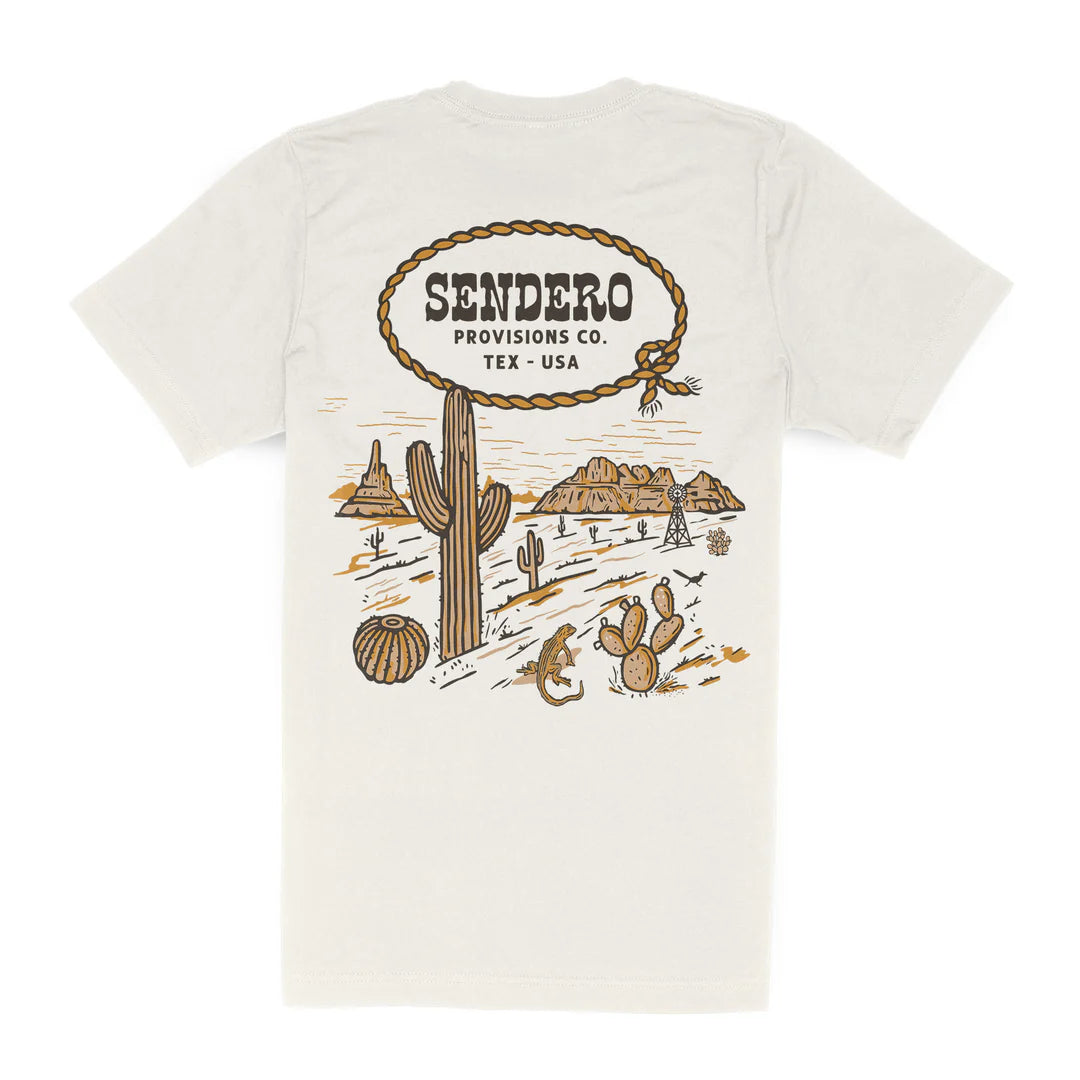 Sendero Provisions Co. Mens Arenoso T-shirt Vintage White