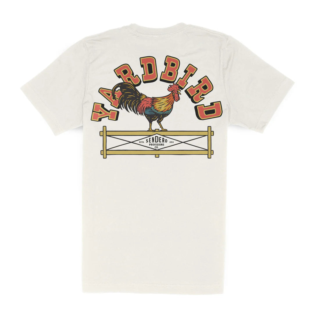 Sendero Provisions Co. Mens Yardbird T-shirt Vintage White