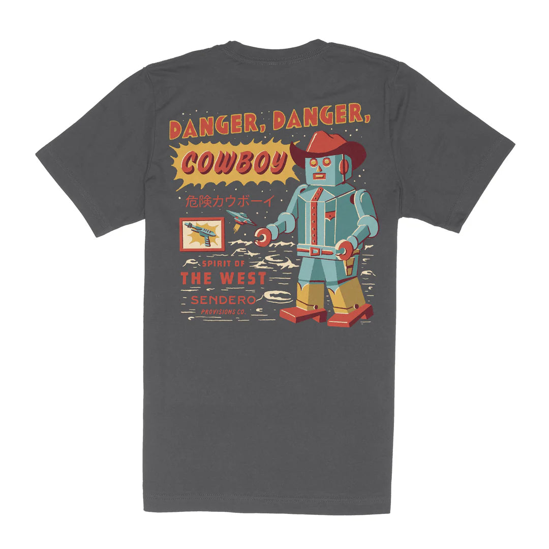 Mens Danger Cowboy T-shirt
