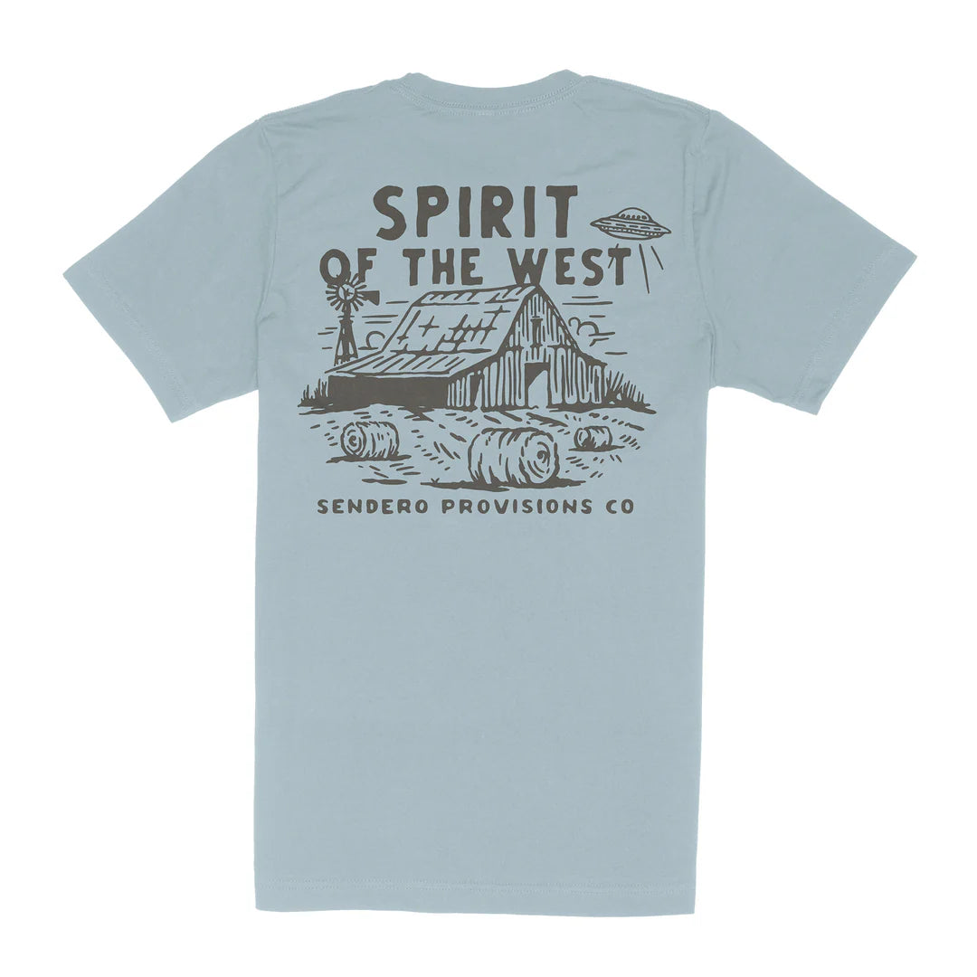 Sendero Provisions Co. Mens High Plains T-shirt terling Blue / S