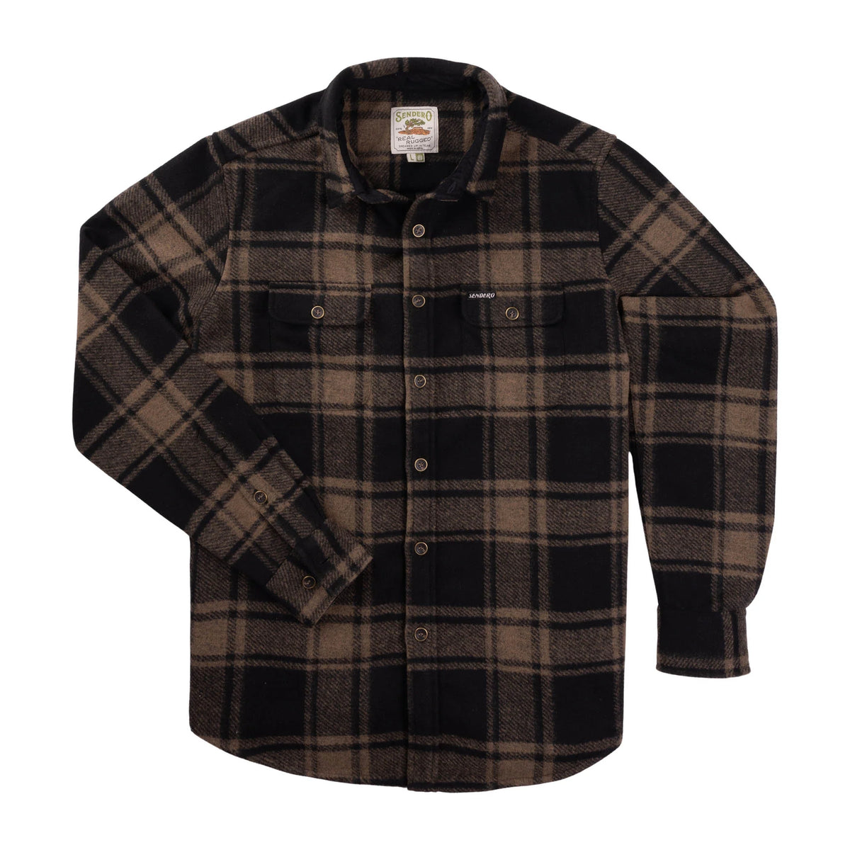 Sendero Provisions Co. Mens Pinedale Flannel Shirt