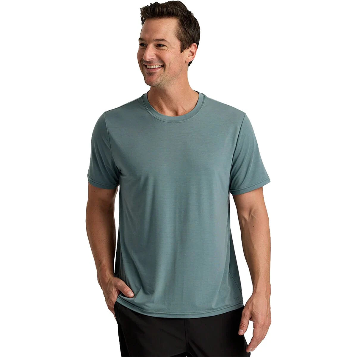 Free Fly Mens Elevate Lightweight Tee Stormy Sea