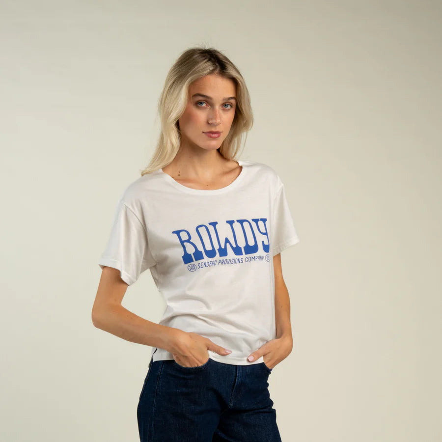 Sendero Provisions Co. Rowdy Basic Tee Vintage White