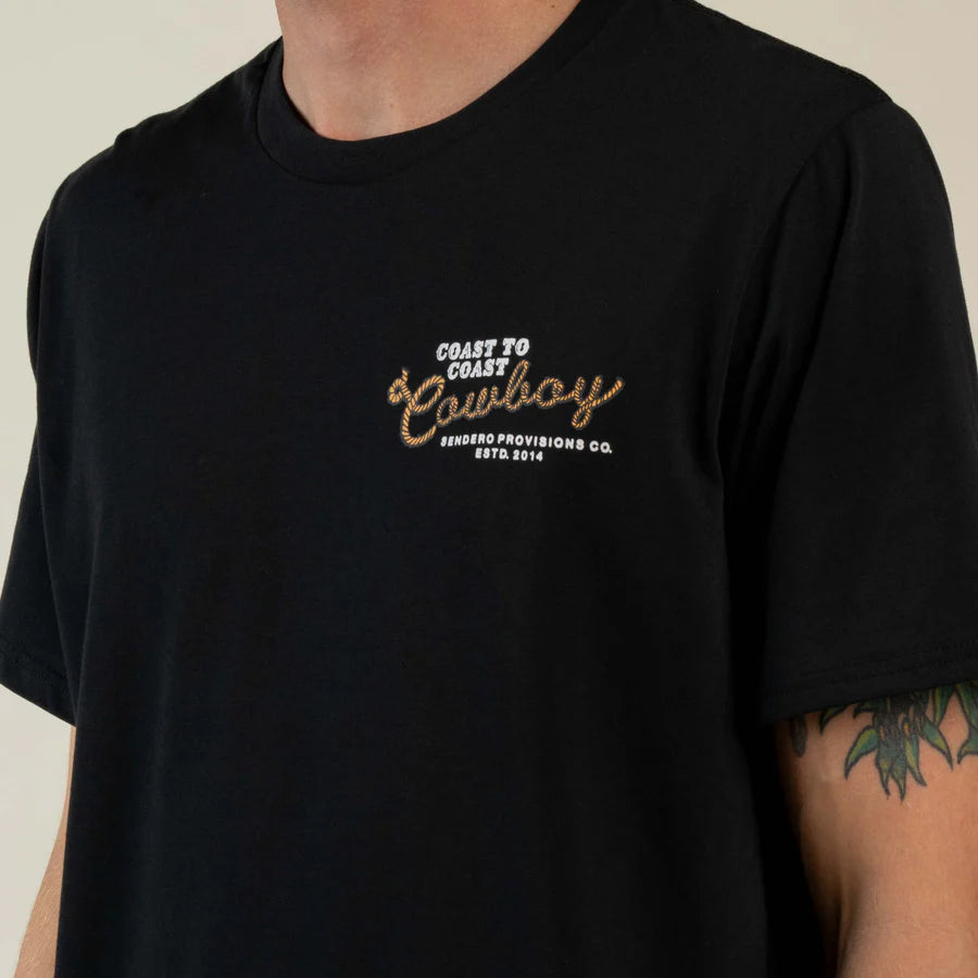 Sendero Provisions Co. Mens Coast To Coast Cowboy T-shirt