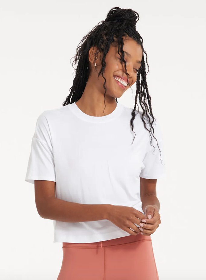 Vuori Womens Energy Tee blue coast